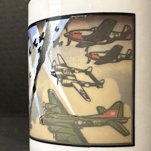 WONDERMUGS VTG USA Army-Air Force Air Battle, Heat Color Changing Mug/Cup - Picture 3 of 14